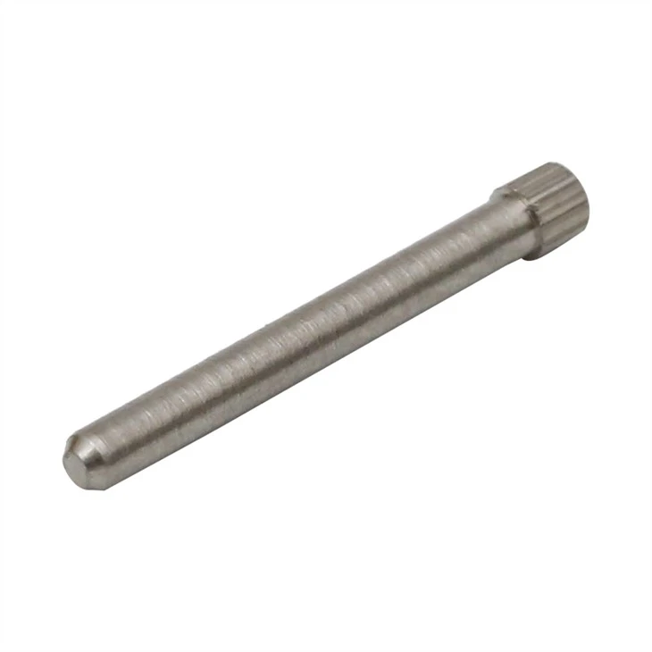 Stainless steel knurled pin stud