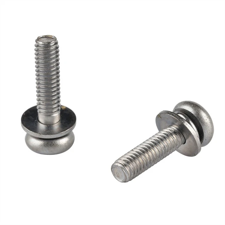 Stainless steel torx machine screws with flat washer