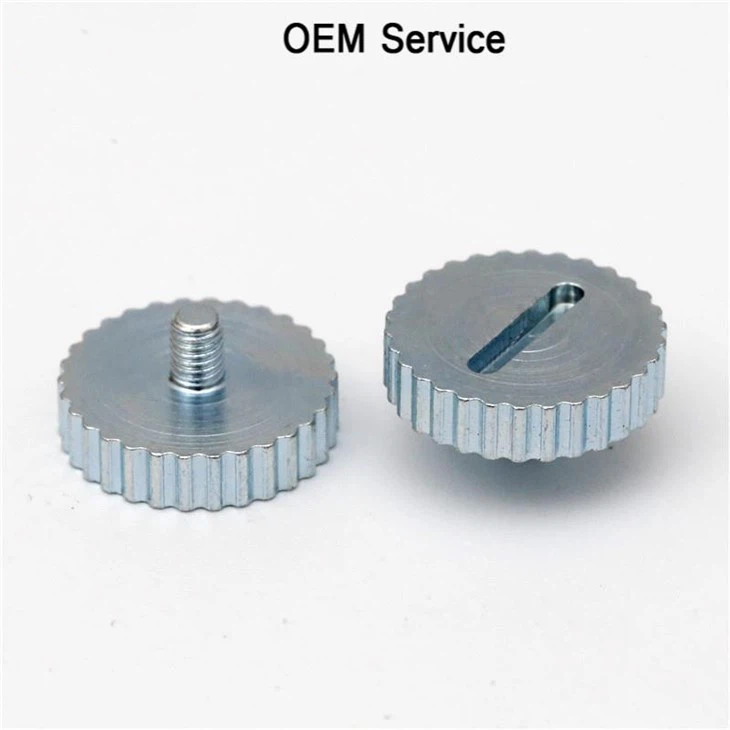 Steel Zinc Plating Flat Head Thumb Screw
