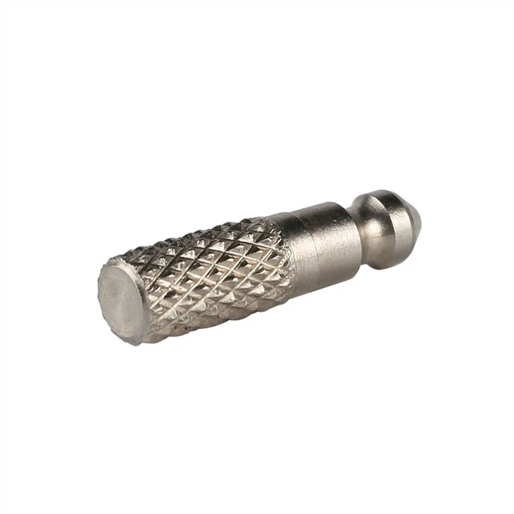 304 ss knurled machine CNC metal parts
