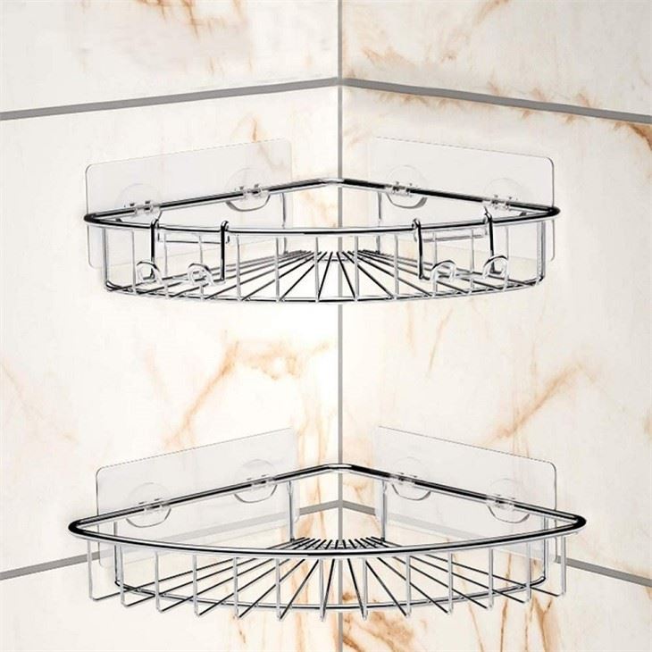 Creative Bathroom Corner Organizer Shelf Creative Bathroom Corner Organizer Shelf